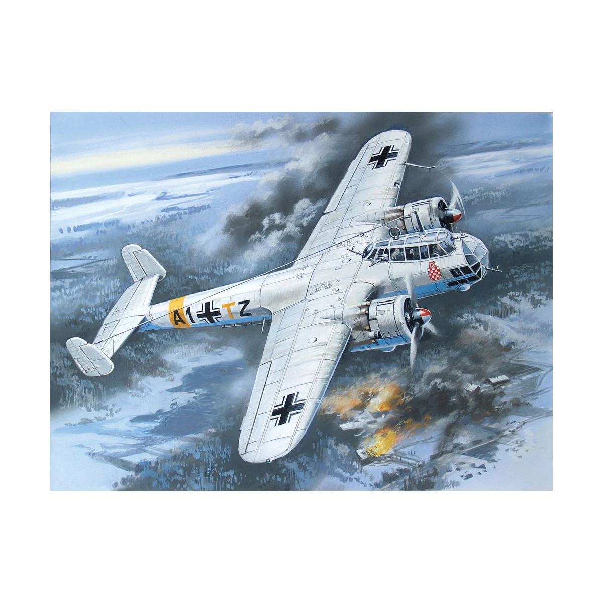 Do 17Z-2 WWII German Bomber, 1/72 - ICM 72304