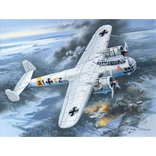 Do 17Z-2 WWII German Bomber, 1/72 - ICM 72304