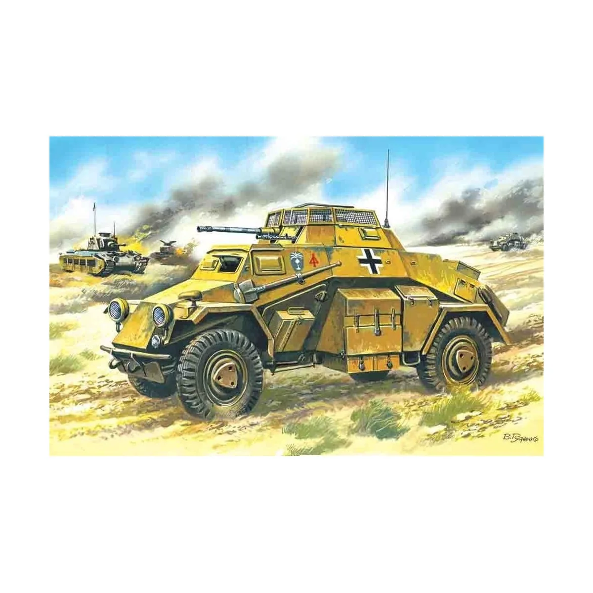 Sd.Kfz. 222 - ICM 72411