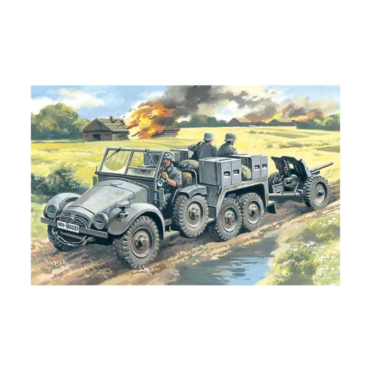 Krupp L2H143 Kfz. 69 with Pak 36 Gun, 1/72 - ICM 72461 Krupp L2H143 Kfz. 69 with Pak 36 Gun, 1/72 - ICM 72461