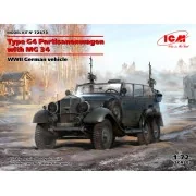 Type G4 Partisanenwagen with MG 34, WWII German vehicle - ICM 72473