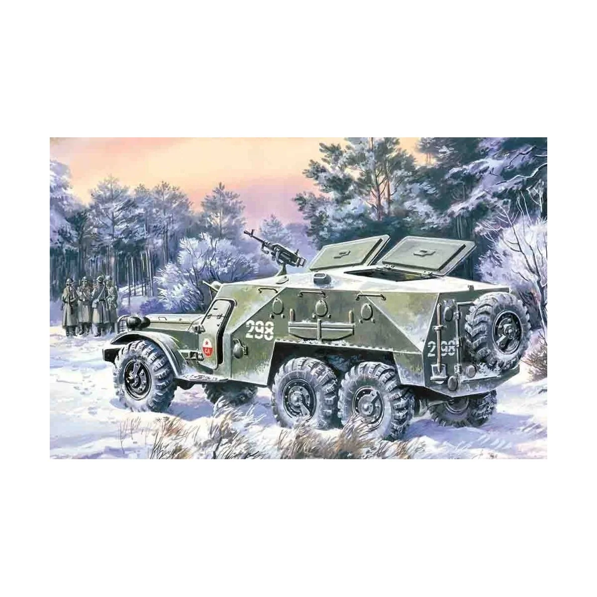 Gepanzerter Truppentransporter BTR-152 K - ICM 72521