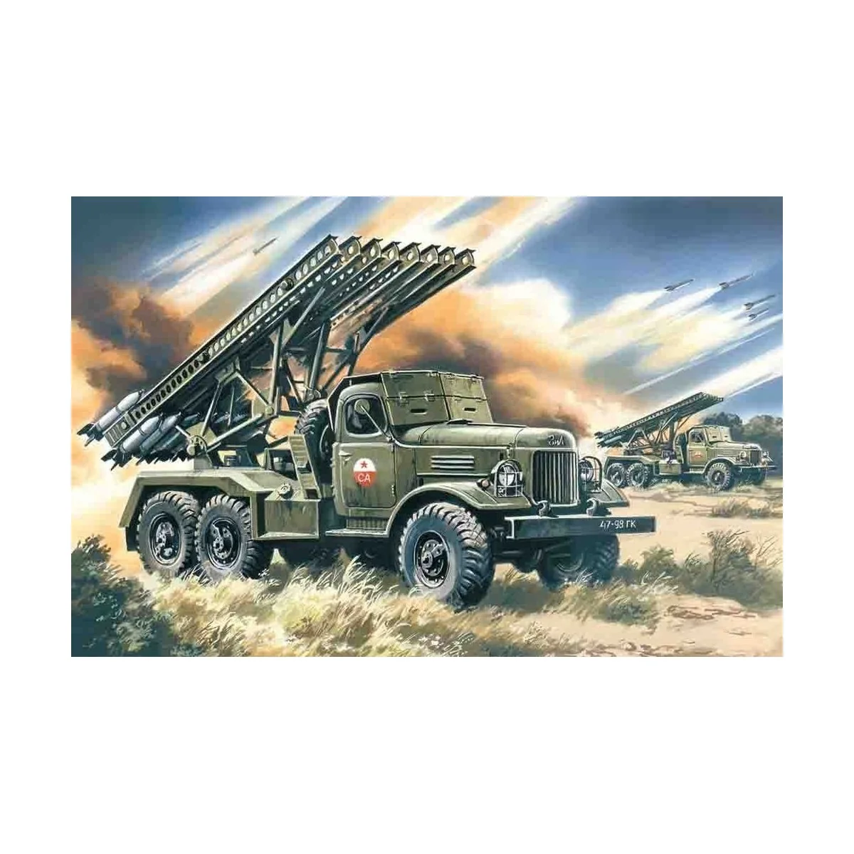 Russischer Raketenwerfer BM-13-16 Katiusha, 1/72 - ICM 72571 Russischer Raketenwerfer BM-13-16 Katiusha, 1/72 - ICM 72571