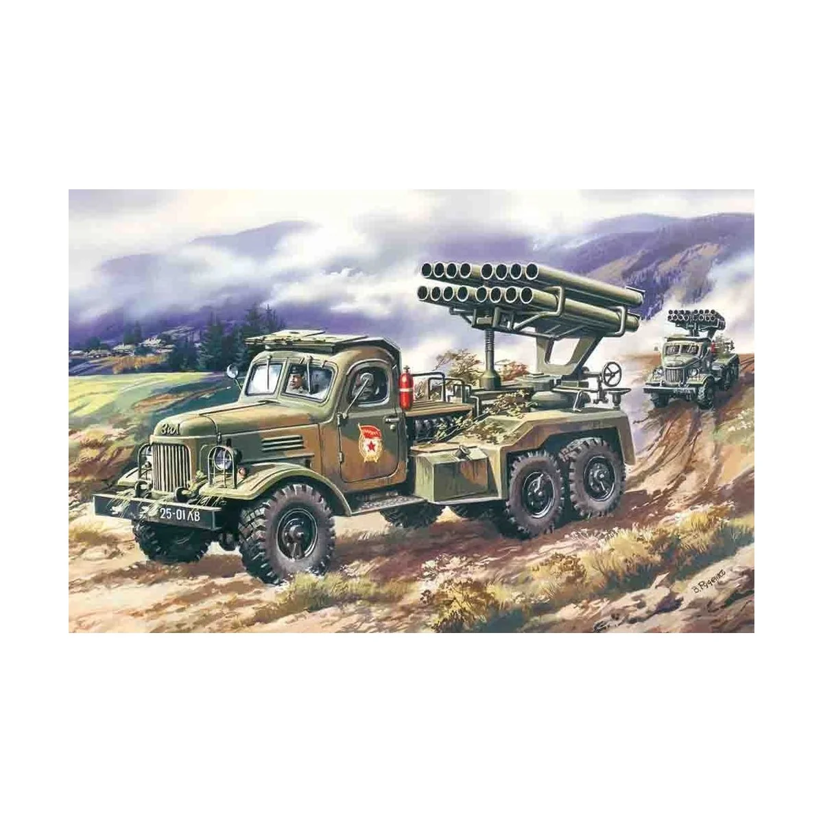 Russischer Raketenwerfer BM-14-16 - ICM 72581