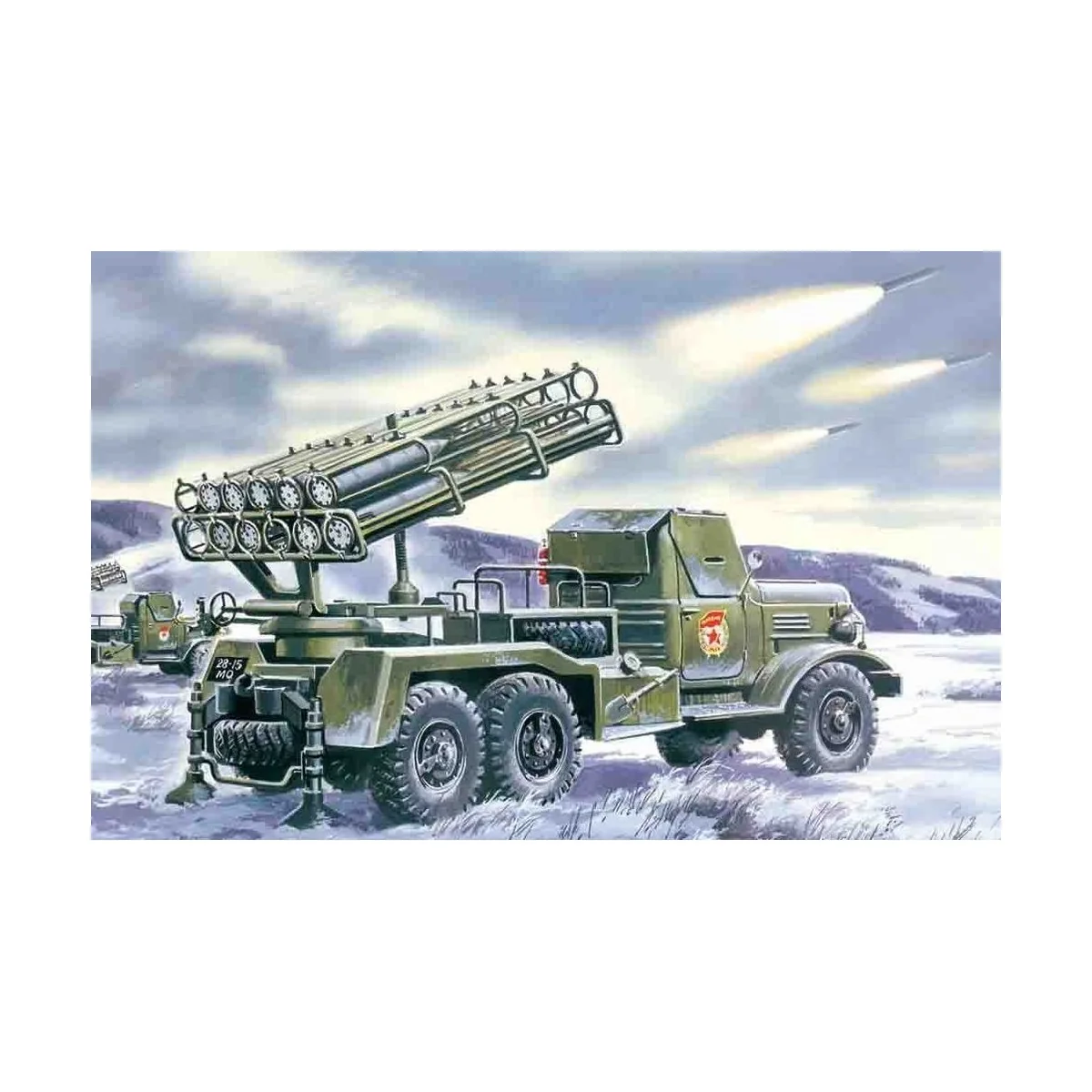 Russischer Raketenwerfer BM-24-12, 1/72 - ICM 72591