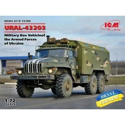 URAL-43203, Military Box Vehicle of the Armed Forces of Ukraine, 1/...