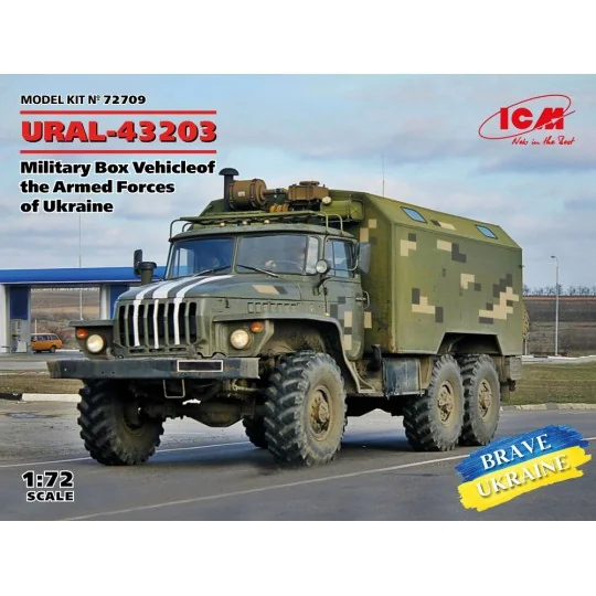 URAL-43203, Military Box Vehicle of the Armed Forces of Ukraine - I...