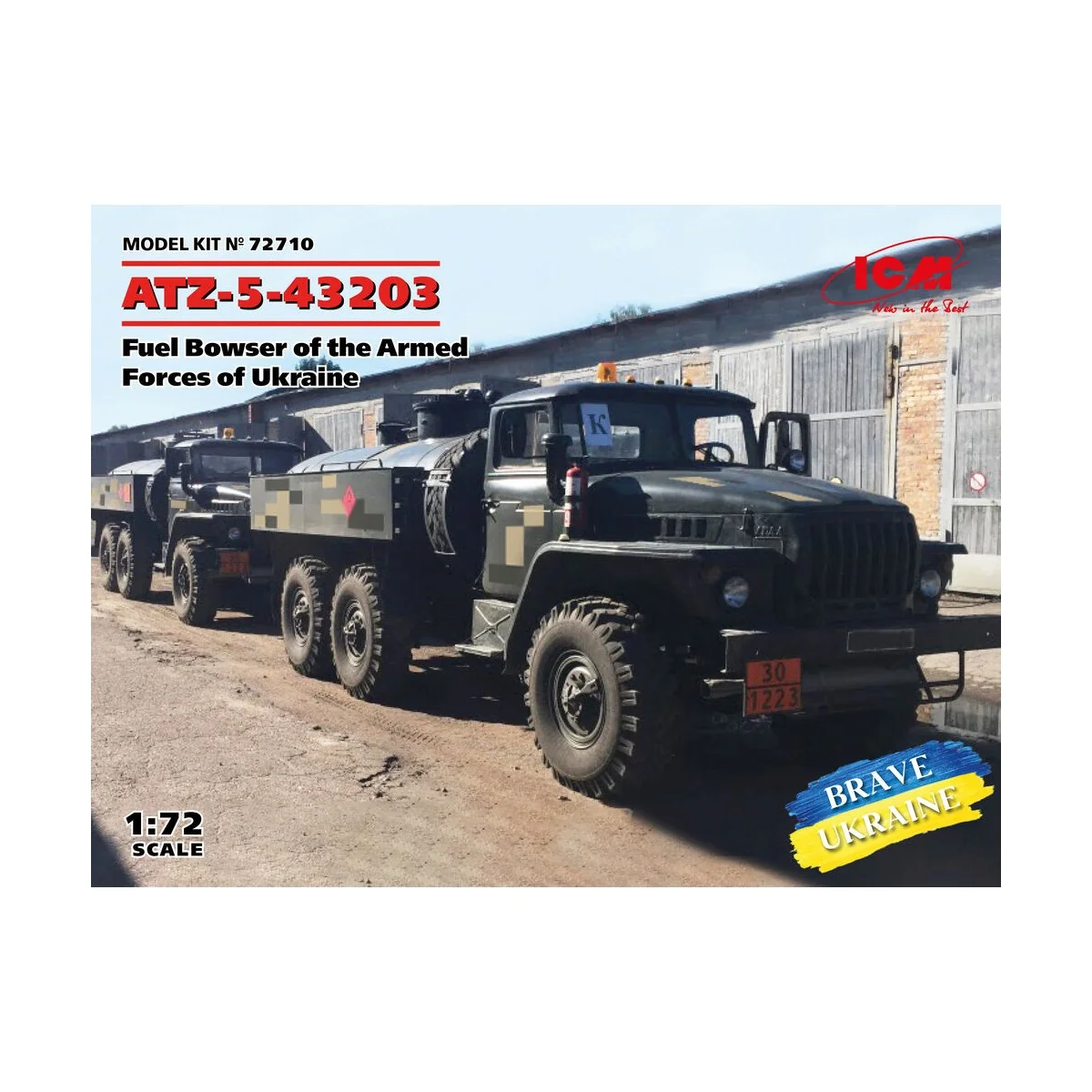 ATZ-5-43203, Fuel Bowser of the Armed Forces of Ukraine - ICM 72710