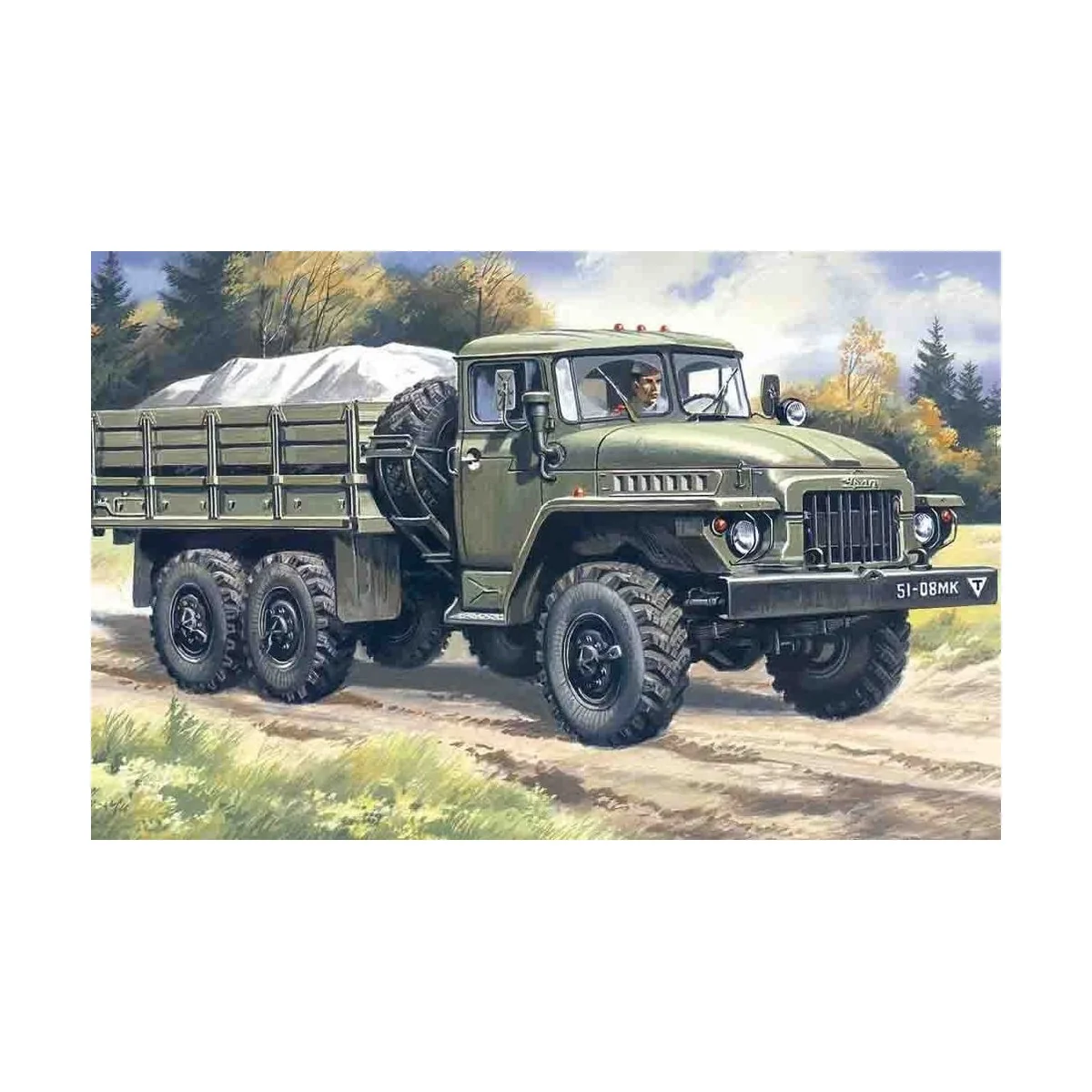 URAL-375 D Militär LkW - ICM 72711