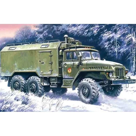 URAL-375A Kommandowagen, 1/72 - ICM 72712