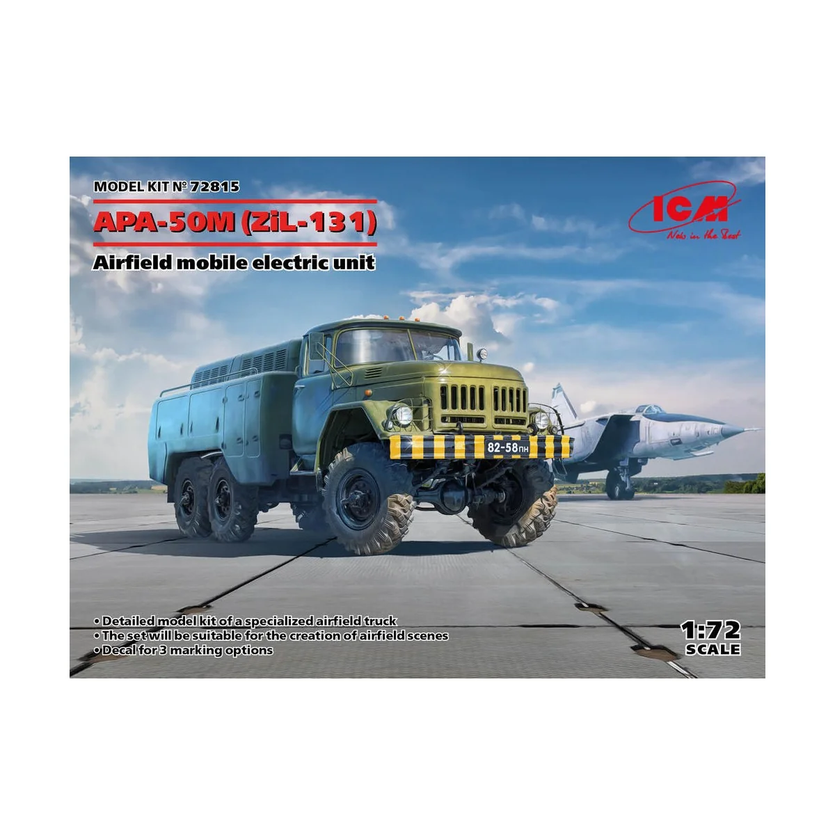 APA-50M (ZiL-131), Airfield mobile electric unit, 1/72 - ICM 72815