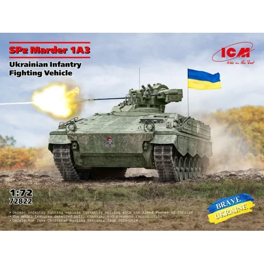 SPz Marder 1A3, Ukrainian Infantry Fighting Vehicle, 1/72 - ICM 72822