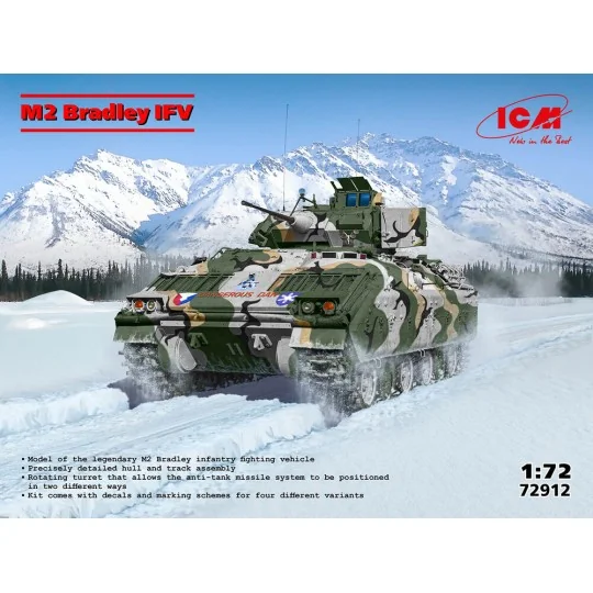 M2 Bradley, US Infantry Fighting Vehicle, 1/72 - ICM 72912