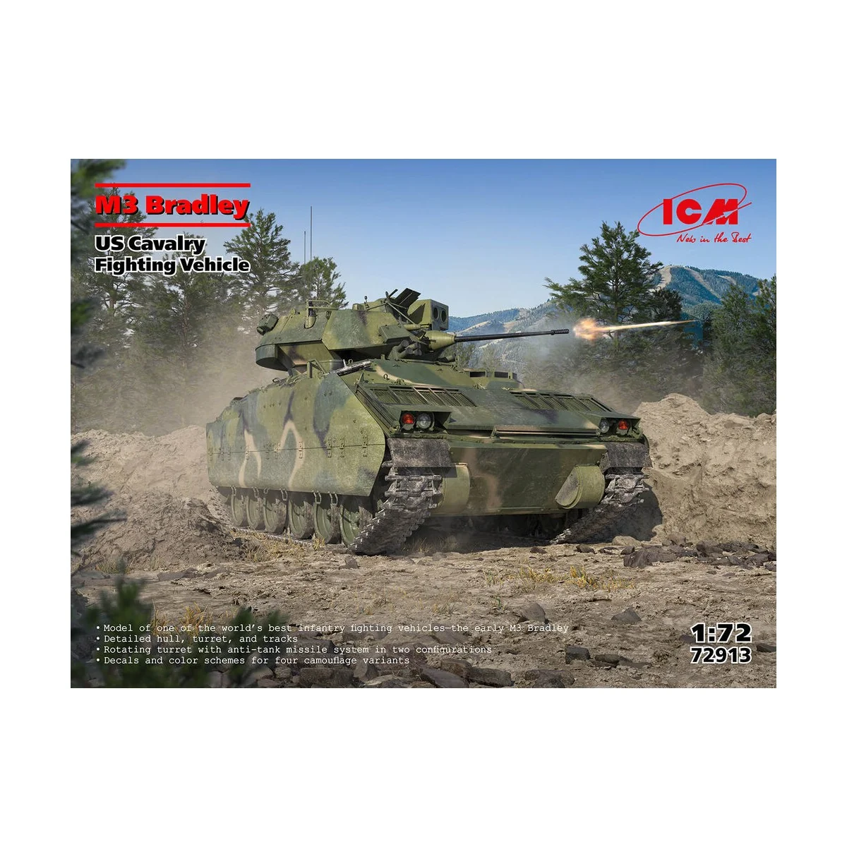 M3 Bradley, US Cavalry Fighting Vehicle - ICM 72913