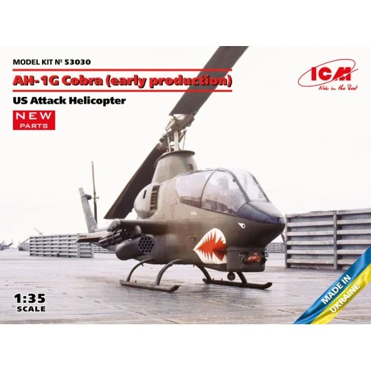 AH-1G Cobra (early production), US Attack Helicopter - ICM 53030