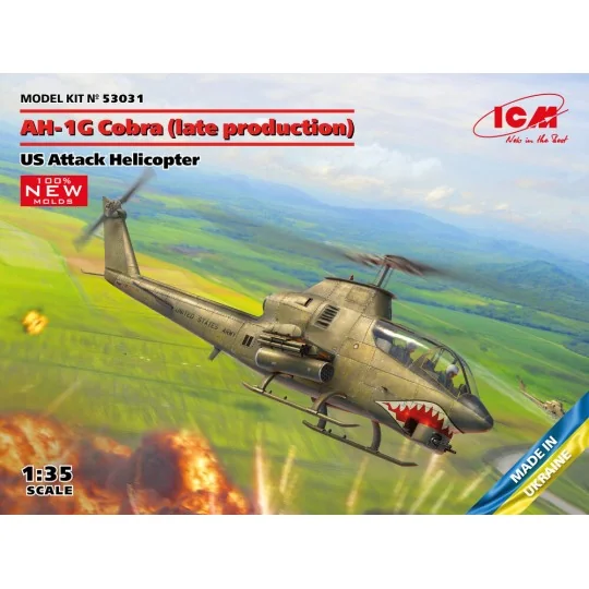 AH-1G Cobra (late production), US Attack Helicopter (100% new molds... AH-1G Cobra (late production), US Attack Helicopter (100% new molds...