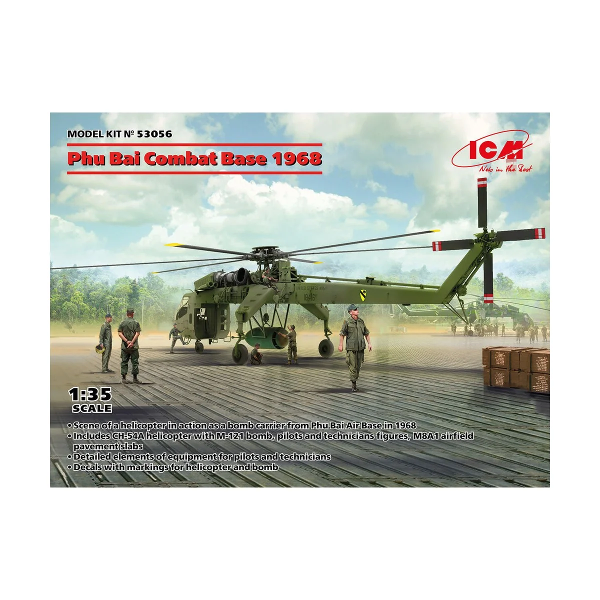 Phu Bai Combat Base 1968, 1/35 - ICM 53056 Phu Bai Combat Base 1968, 1/35 - ICM 53056