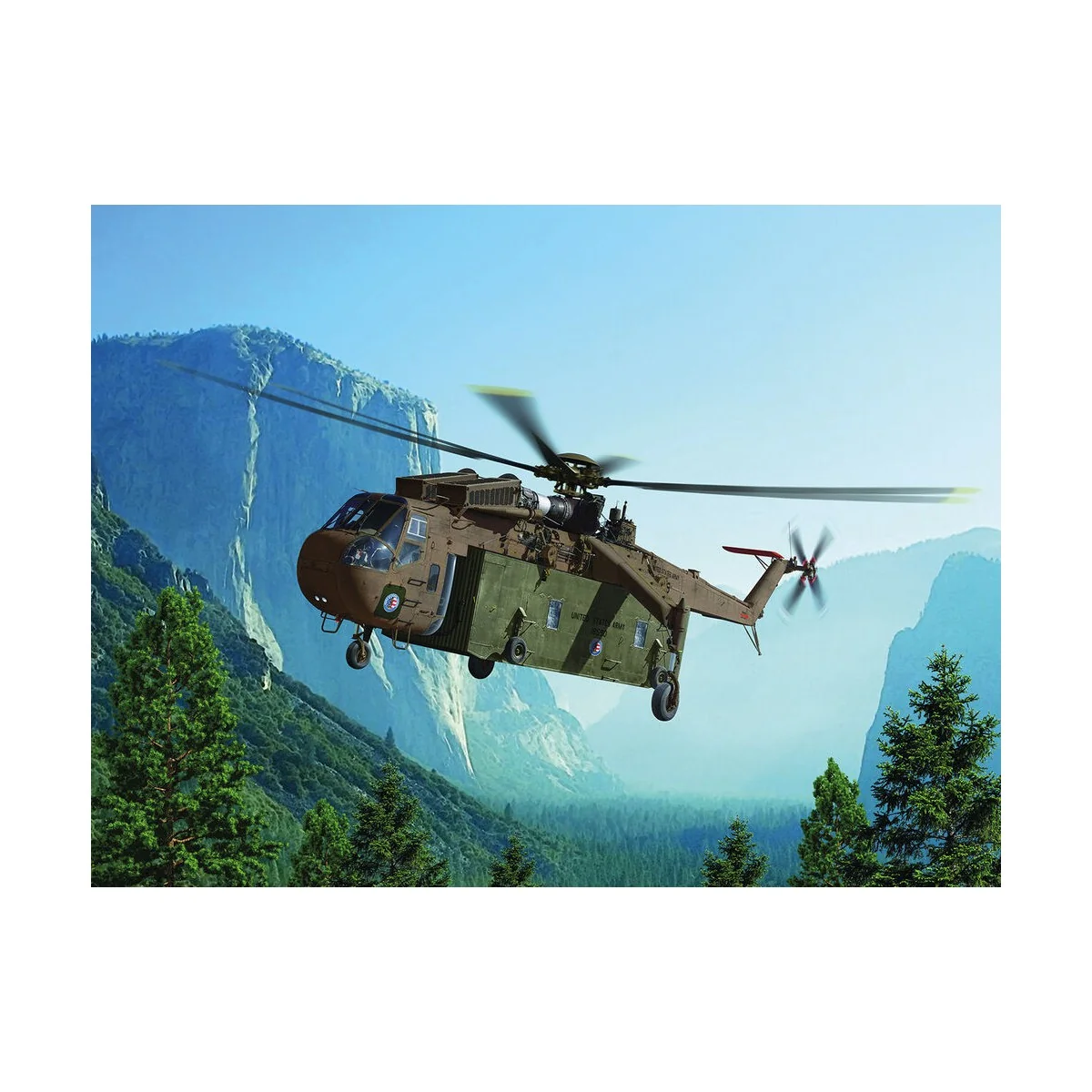 CH-54A Tarhe with Universal Military Pod, 1/35 - ICM 53057