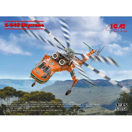 Sikorsky S-64E Skycrane, 1/35 - ICM 53058