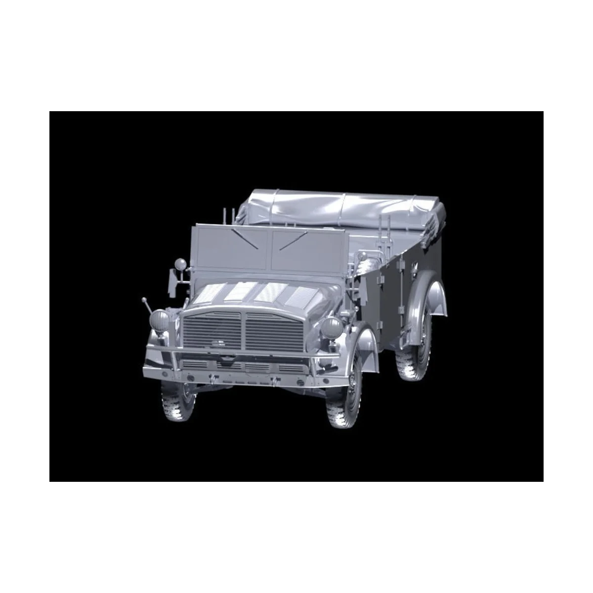 Wehrmacht Off-road Cars (Kfz1,Horch 108 Typ 40, L1500A) - ICM DS3503