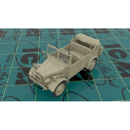 Wehrmacht Off-road Cars (Kfz1, Horch 108 Typ 40, L1500A), 1/35 - IC...