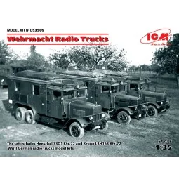 Wehrmacht Radio Trucks(Henschel 33D1 Kfz.72, Krupp L3H163 Kfz.72) -...