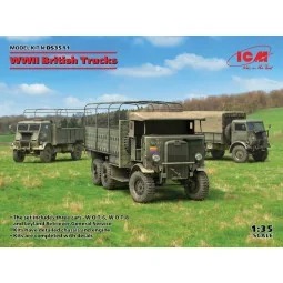 WWII British Trucks(Model W.O.T.6,Model W.O.T.8,Leyland Retriever G...