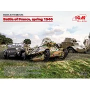 Battle of France, spring 1940 (Panhard 178 AMD-35,FCM 36,Laffly V15...