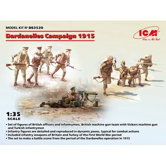Dardanelles Campaign 1915, 1/35 - ICM DS3520 Dardanelles Campaign 1915, 1/35 - ICM DS3520