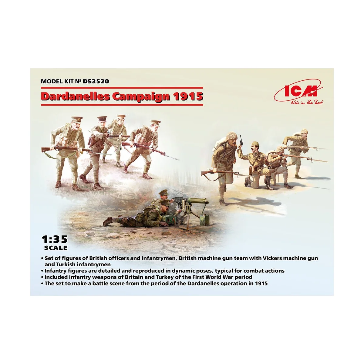 Dardanelles Campaign 1915, 1/35 - ICM DS3520 Dardanelles Campaign 1915, 1/35 - ICM DS3520