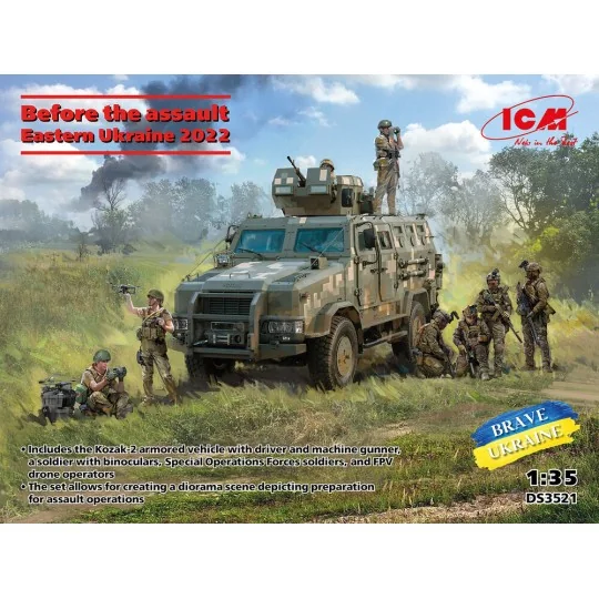 Before the assault. Eastern Ukraine 2022, 1/35 - ICM DS3521 Before the assault. Eastern Ukraine 2022, 1/35 - ICM DS3521