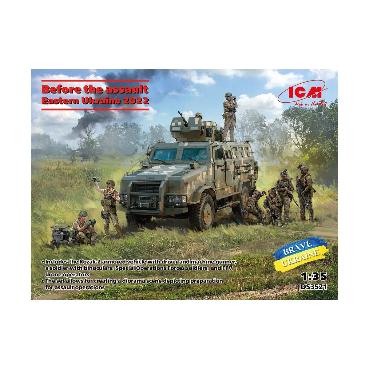 Before the assault. Eastern Ukraine 2022, 1/35 - ICM DS3521 Before the assault. Eastern Ukraine 2022, 1/35 - ICM DS3521