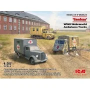 'Sankas' WWII Wehrmacht Ambulance Trucks, 1/35 - ICM DS3523 'Sankas' WWII Wehrmacht Ambulance Trucks, 1/35 - ICM DS3523