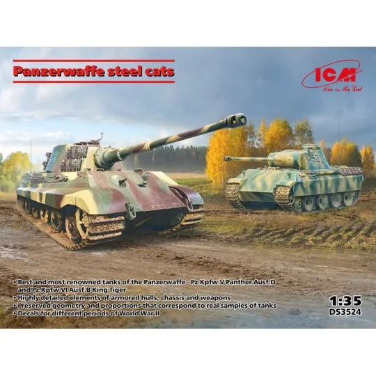 Panzerwaffe steel cats, 1/35 - ICM DS3524
