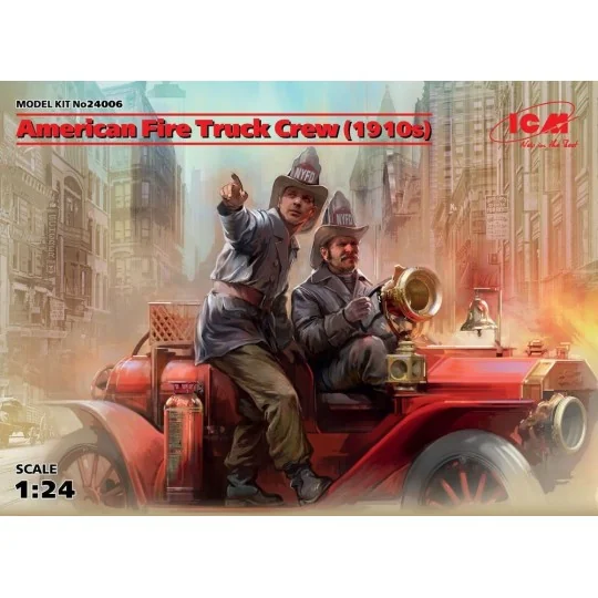 American Fire Truck Crew(1910s)2 Figures, 1/24 - ICM 24006