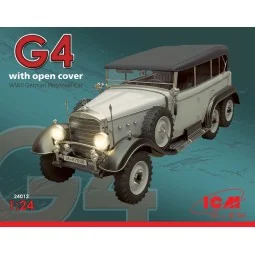 Typ G4 Soft Top WWII German Personnel Car, 1/24 - ICM 24012
