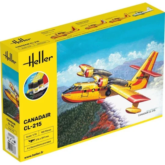 STARTER KIT Canadair CL-215, 1/72 - Heller 56373