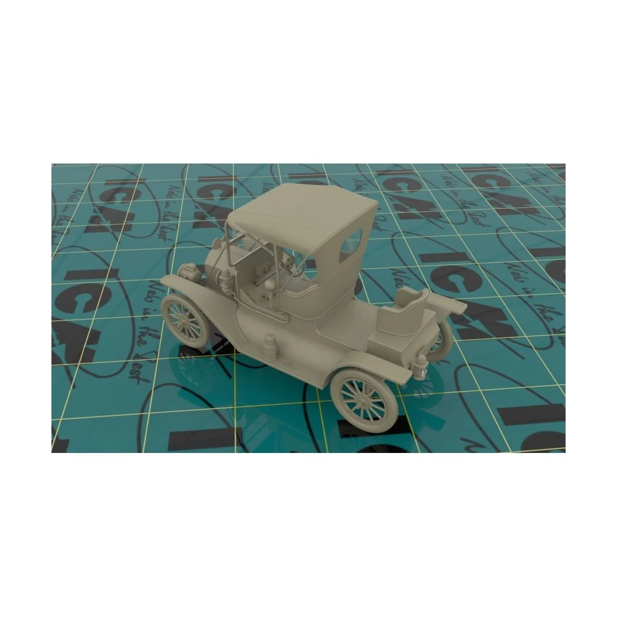 Model T 1912 Commercial Roadster, America Car, 1/24 - ICM 24016