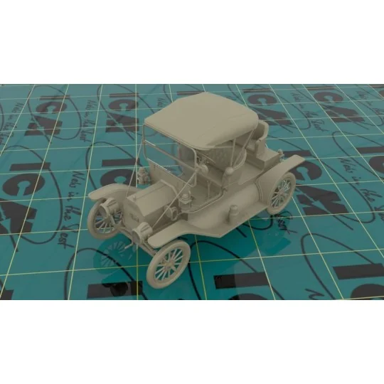 Model T 1912 Commercial Roadster, America Car, 1/24 - ICM 24016
