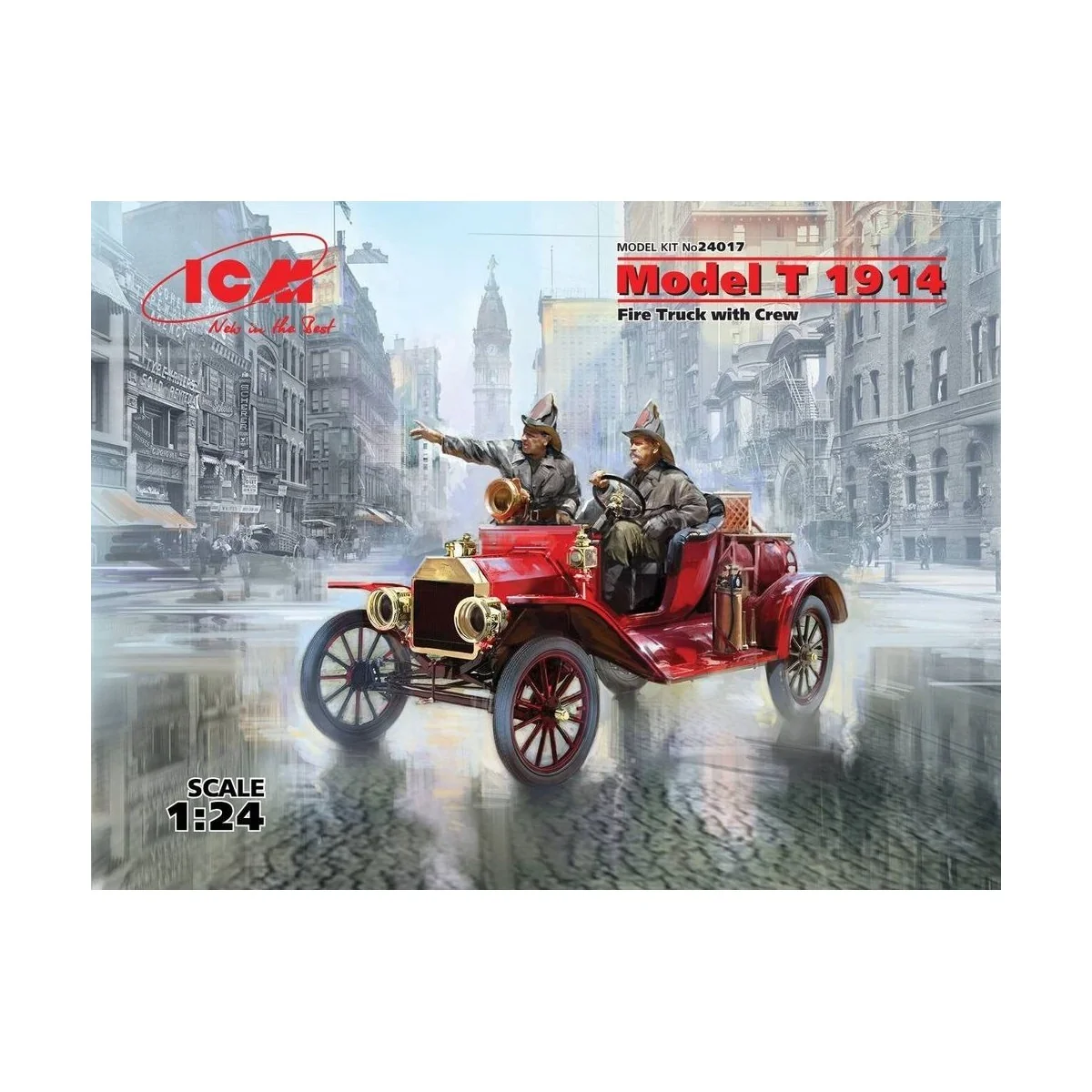 Model T 1914 Fire Truck with Crew - ICM 24017