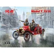 Model T 1914 Fire Truck with Crew, 1/24 - ICM 24017