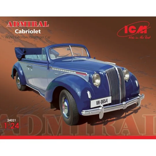 Admiral Cabriolet WWII German Passenger Car - ICM 24021