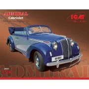 Admiral Cabriolet WWII German Passenger Car, 1/24 - ICM 24021