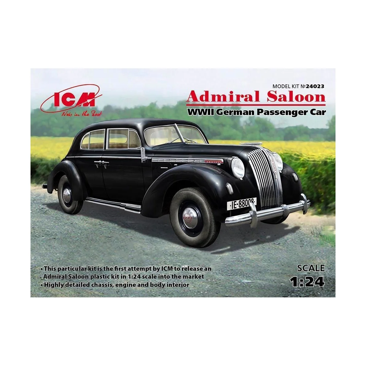 Admiral Saloon WWI German Passenger Car, 1/24 - ICM 24023 Admiral Saloon WWI German Passenger Car, 1/24 - ICM 24023