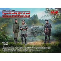 Type G4 with MG 34 and German Staff Personnel, 1/24 - ICM 24024