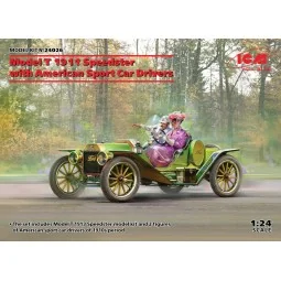 Model T 1913 Speedster with American Sport Car Drivers - ICM 24026