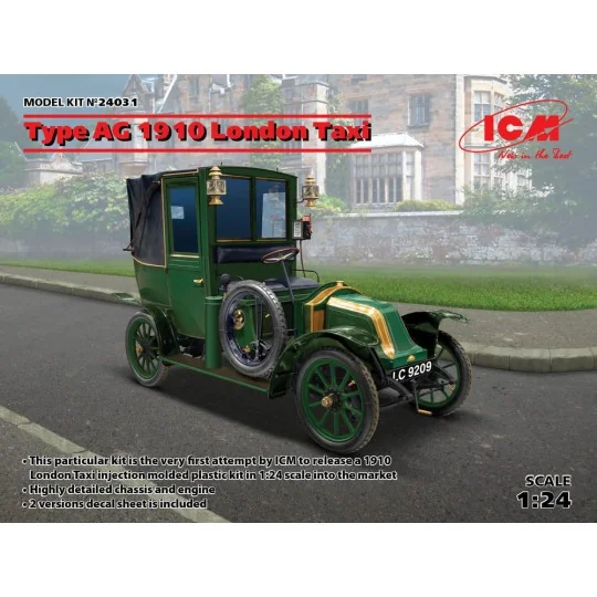 Type AG 1910 London Taxi, 1/24 - ICM 24031 Type AG 1910 London Taxi, 1/24 - ICM 24031