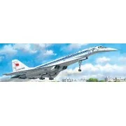 Tupolev-144D, Soviet Supersonic Passenger Aircraft, 1/144 - ICM 14402 Tupolev-144D, Soviet Supersonic Passenger Aircraft, 1/144 - ICM 14402
