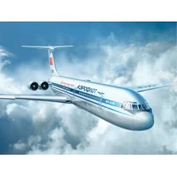 Ilyushin-62M, Soviet Passenger Aircraft, 1/144 - ICM 14405