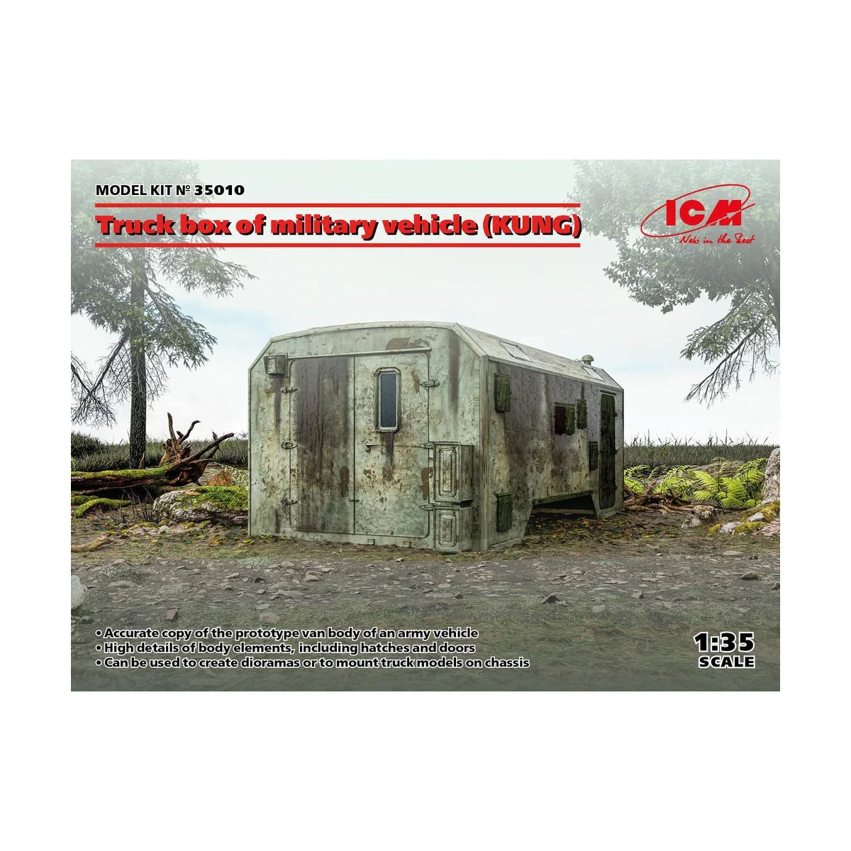 Truck box of military vehicle (KUNG) - ICM 35010